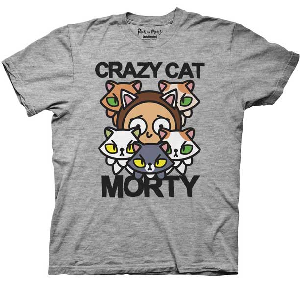 (image for) Crazy Cat Rick and Morty T-Shirts